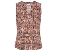 Blusentop LASCANA Gr. 38, braun (braun bedruckt) Damen Blusen Strandblusen mit Ethnoprint und V-Ausschnitt, Blusenshirt, casual Bestseller (93925614-38)