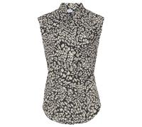 Blusentop LASCANA Gr. 44, schwarz-weiß (leo bedruckt) Damen Blusen Strandtops mit Animalprint (34863216-44) leo bedruckt