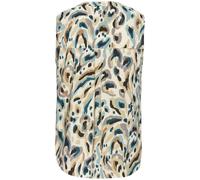LASCANA Blusentop Damen sand-blau-khaki bedruckt Gr.38