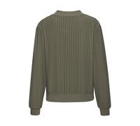 Bomberjacke LASCANA, Damen, Gr. 34, grün (khaki), Jersey, Obermaterial: 80% Polyester, 18% Viskose, 2% Elasthan. Bündchen: 95% Baumwolle, 5% Elasthan. Taschenfutter: 100% Baumwolle, unifarben, modisch