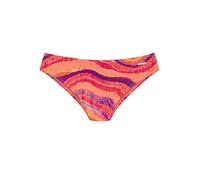 Bikini-Hose BRUNO BANANI "Kira", Damen, Gr. 36, N-Gr, rot (rot, pflaume), Obermaterial: 85% Polyamid, 15% Elasthan. Futter: 90% Polyester, 10% Elasthan, bedruckt, strukturiert, Badehosen, Mit modernem