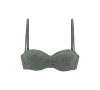 LASCANA Bügel-Bandeau-Bikini-Top Damen oliv Gr.40 Cup D