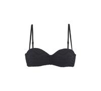LASCANA Bügel-Bandeau-Bikini-Top Damen schwarz Gr.42 Cup E