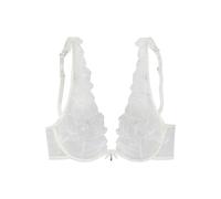 Bügel-BH LASCANA "Amira-Kollektion", Damen, Gr. 85, Cup C, beige (champagner), Spitze, Obermaterial: 61% Polyester, 34% Polyamid, 5% Elasthan, BHs Bügel-BH, mit leicht transparenter Spitze mit feinen 