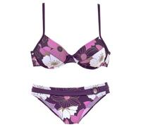 LASCANA Bügel-Bikini Damen lila-bedruckt Gr.48 Cup E