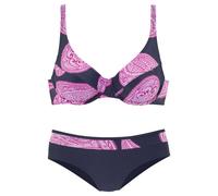 LASCANA Bügel-Bikini Damen marine-bedruckt Gr.48 Cup E
