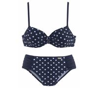 LASCANA Bügel-Bikini Damen marine-weiß Gr.40 Cup F