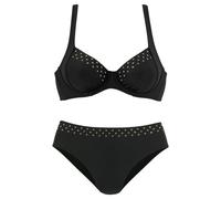 LASCANA Damen Bikini schwarz, Größe 38, 4297333 Schwarz S