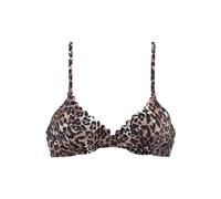 LASCANA Bügel-Bikini-Top Damen braun-bedruckt Gr.38 Cup B