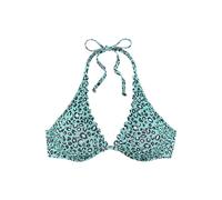 Bügel-Bikini-Top LASCANA "Mae" Gr. 44, Cup E, grün (mint, bedruckt) Damen Bikini-Oberteile (58585942-44) mint, bedruckt