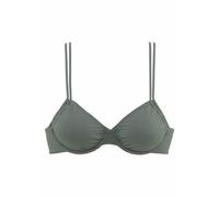 LASCANA Bügel-Bikini-Top Damen oliv Gr.40 Cup E