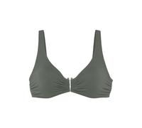 LASCANA Bügel-Bikini-Top Damen oliv Gr.44 Cup C