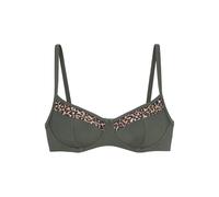 LASCANA Bügel-Bikini-Top Damen oliv-leo Gr.46 Cup C