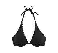 LASCANA Bügel-Bikini-Top Damen schwarz Gr.38 Cup B