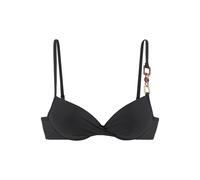 LASCANA Bügel-Bikini-Top Damen schwarz Gr.38 Cup C