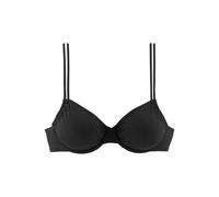 LASCANA Bügel-Bikini-Top Damen schwarz Gr.38 Cup F