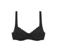 Bügel-Bikini-Top LASCANA "Camilla" Gr. 40, Cup F, schwarz Damen Bikini-Oberteile (40424910-40) schwarz