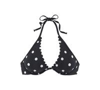 Bügel-Bikini-Top LASCANA "Jada" Gr. 40, Cup C, schwarz-weiß Damen Bikini-Oberteile Bikini-Oberteil (65729158-40) schwarz-weiß