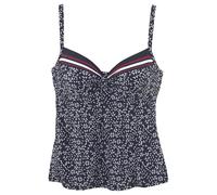 LASCANA Bügel-Tankini-Top Damen marine-bedruckt Gr.38 Cup E