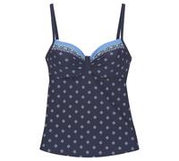 LASCANA Bügel-Tankini-Top Damen nachtblau Gr.50 Cup D