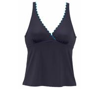 LASCANA Bügel-Tankini-Top Damen navy-türkis Gr.36 Cup C