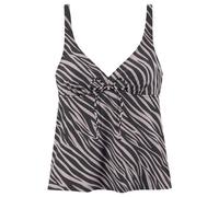 LASCANA Bügel-Tankini-Top Damen schwarz-bedruckt Gr.40 Cup C