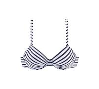 Venice Beach Bikini-Oberteil mit vorgeformten Cups Modell 'Summer' in Dunkelblau, Größe 44D