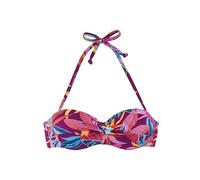 Lascana Buffalo Bügel Bandeau C-Cup -Flower Print Berry - 36