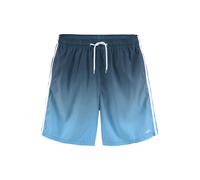Badeshorts BUFFALO, Herren, Gr. S (46/48), N-Gr, blau (marine, blau), Microfaser, Polyester, Microfaser, bedruckt, Farbverlauf, Badehosen, mit Farbverlauf, Topseller (44323156-S) marine, blau
