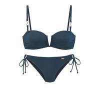 LASCANA - Buffalo LM Bandeau-Bikini dk petrol - Gr. - 34A/B