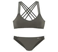 Bustier-Bikini BRUNO BANANI Gr. 38, Cup C/D, grün (oliv) Damen Bikini-Sets (52844124-38) oliv