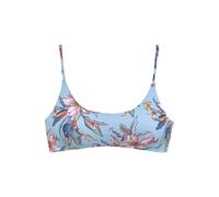 LASCANA Bustier-Bikini-Top Damen hellblau-bedruckt Gr.38