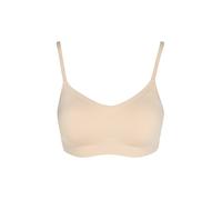 Bralette-BH NUANCE, Damen, Gr. L (42), N-Gr, braun (toffee), Microtouch, Obermaterial: 82% Polyamid, 18% Elasthan, Basic, BHs, SEAMLESS ohne Bügel, mit herausnehmbarem Push-up-Kissen, Basic Dessous (6