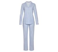 Lascana by Damen Vivance Dreams Damen Pyjama aus weicher Baumwolle im zeitlosen Streifen-Design