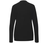 Cardigan LASCANA, Damen, Gr. 36/38, schwarz, Feinstrick, Obermaterial: 70% Viskose, 30% Polyamid, unifarben, Basic, figurumspielend hüftlang, Langarm, Strickjacken, aus Feinstrick-Qualität, leichte St