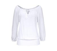 LASCANA Carmenshirt Damen weiß Gr.36/38