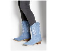 LASCANA Chelseaboots Damen denimblau Gr.42