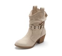 LASCANA Cowboy Stiefelette Damen beige Gr.35