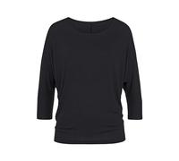LASCANA 3/4-Arm-Shirt Damen schwarz Gr.44/46