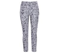 7/8-Jeggings LASCANA Gr. 36, N-Gr, schwarz-weiß (offwhite, anthrazit bedruckt) Damen Hosen 5-Pocket-Hose (22248707-36) offwhite, anthrazit bedruckt