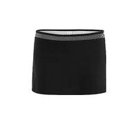 Bade-Rock LASCANA "Emilia", Damen, Gr. 46, N-Gr, schwarz, Polyamid, kontrastfarbene Details, unifarben, Badehosen, mit integrierter Bikinihose (290905-46) schwarz