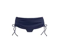 Bade-Rock LASCANA, Damen, Gr. 40, N-Gr, blau (marine), Polyamid, unifarben, Badehosen, mit seitlicher Raffung (47539021-40) marine