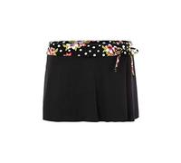 LASCANA Bade-Rock, mit integrierter Bikinihose im Floraldesign 46, N-Gr schwarz Damen Bikini Hosen Bikinis Damenbademode Bade-Rock 46, N-Gr schwarz, bedruckt