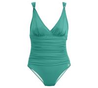 Badeanzug LASCANA, Damen, Gr. 42, Cup D, blau (türkis), Recycling-Polyamid, unifarben, Badeanzüge Badeanzug, mit bequemer Passform ohne Bügel (48685366-42) türkis