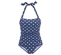 Lascana Damen Badeanzug in Neckholder-Form, Punkte