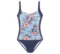 LASCANA Badeanzug Damen hellblau-bedruckt Gr.42 Cup D