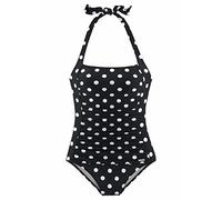 LASCANA Badeanzug Damen black-white Gr.38