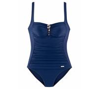 Lascana Damen Badeanzug mit Pailletten, feminin