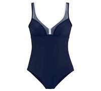 Badeanzug LASCANA Gr. 50, Cup E, blau (marine) Damen Badeanzüge (69997812-50) marine