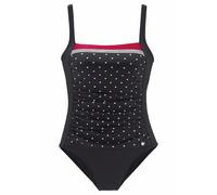 LASCANA Damen Badeanzug feuerrot / schwarz, Größe 48, 3898425 Feuerrot / Schwarz L